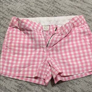 Crewcuts Pink and White Gingham Women's Shorts